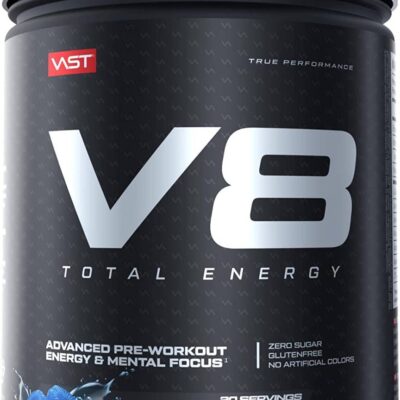 VAST Sports V8 Total Energy Preworkout Booster 314 g Dose