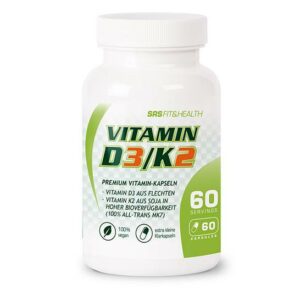SRS Premium Vitamin D3 / K2 Kapseln 60 Caps 100% vegan