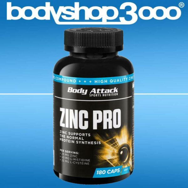 Body Attack Zinc PRO - 180 Caps