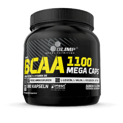 Olimp BCAA MEGA CAPS 300 Caps á 1100 mg Antikatabol