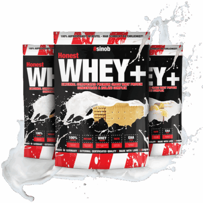 Sinob Eiweiß Honest Whey+ Protein 1000g Beutel