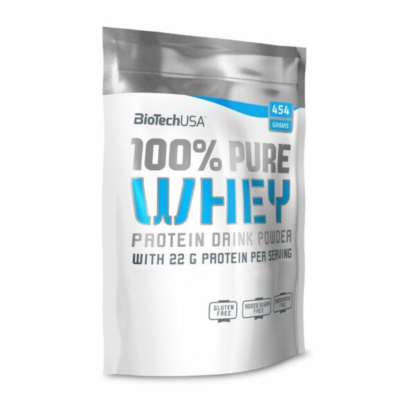 Biotech USA 100% Pure Whey 454g Haselnuss