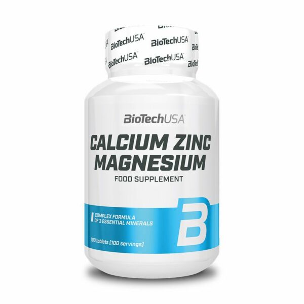 Biotech USA Calcium Zinc Magnesium 100 Tabletten