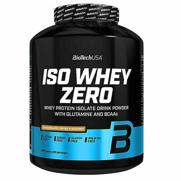 Biotech USA Iso Whey Zero 2270g Schokolade-Toffee