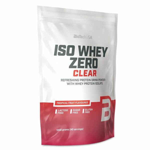 Biotech USA Iso Whey Zero Clear Beutel 1000g Tropenfrüchte