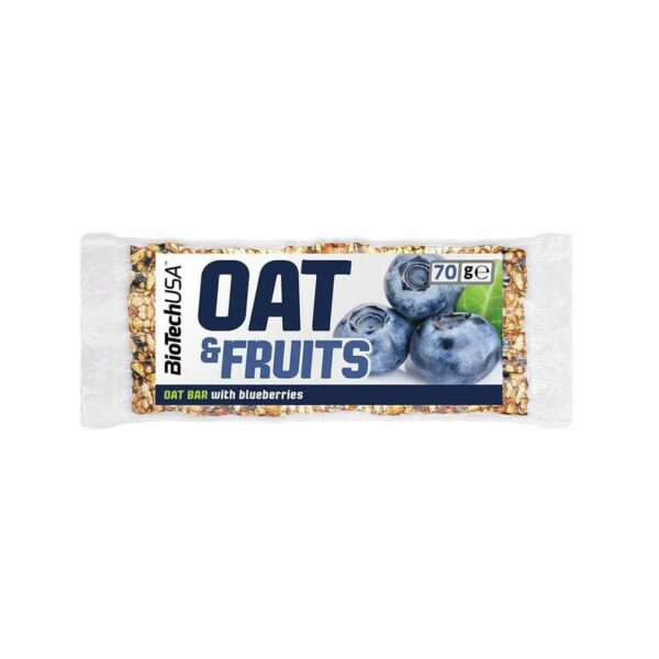 Biotech USA Oat & Fruits Riegel 20x70g Blaubeere