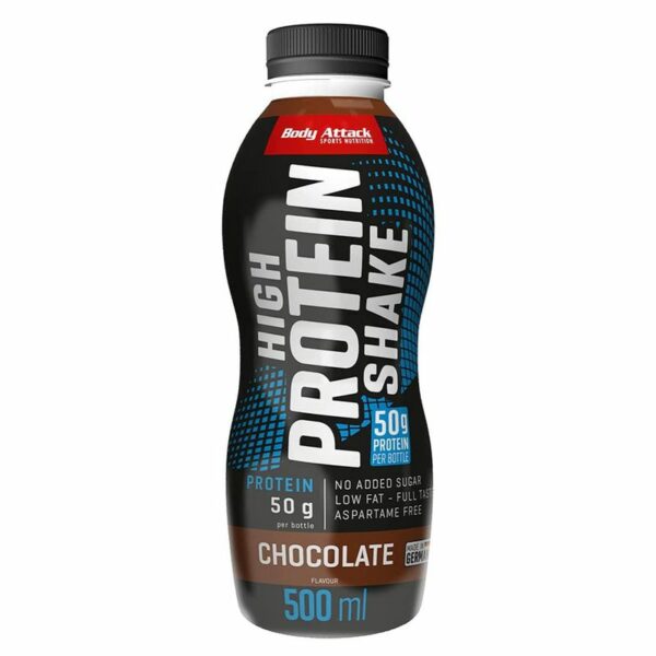 Body Attack High Protein Shake 12x500ml