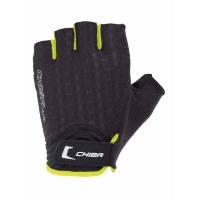 Chiba Lady Air Trainingshandschuhe Schwarz/Neongelb L