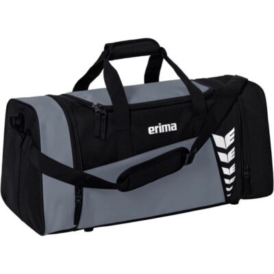 Erima Six Wings Sporttasche L Grau / Schwarz