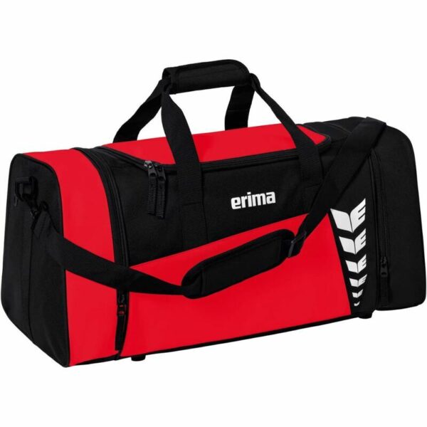 Erima Six Wings Sporttasche L Rot / Schwarz
