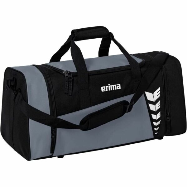 Erima Six Wings Sporttasche S Grau / Schwarz