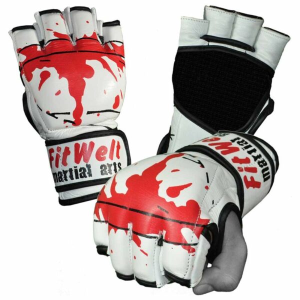 FitWelt Blood MMA Boxhandschuhe L