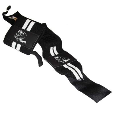 FitWelt Handgelenkbandagen Schwarz-Weiß