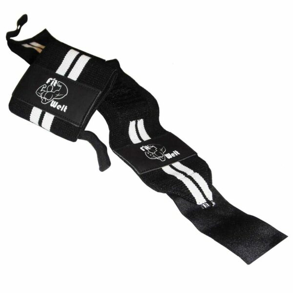 FitWelt Handgelenkbandagen Schwarz-Weiß