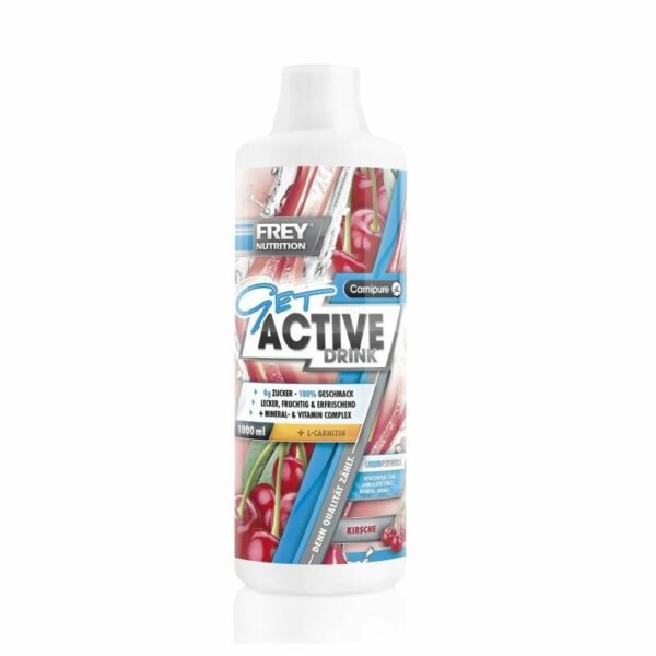 Frey Nutrition Get Active Drink 1000ml Kirsche