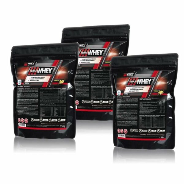 Frey Nutrition Triple Whey 500g 3er Set