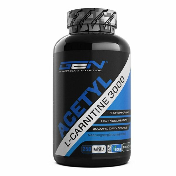 GEN Nutrition Acetyl L-Carnitin 250 Kapseln