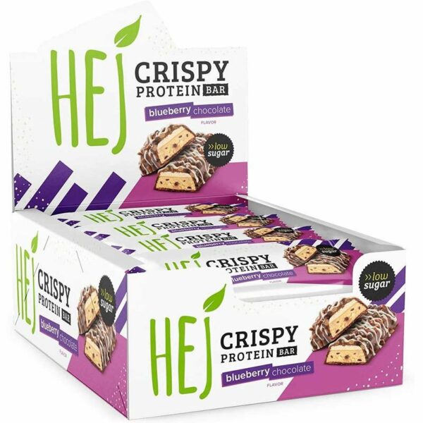 HEJ Natural Crispy Protein Bar 12x45g