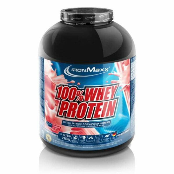 IronMaxx 100% Whey Protein 2350g Erdbeere