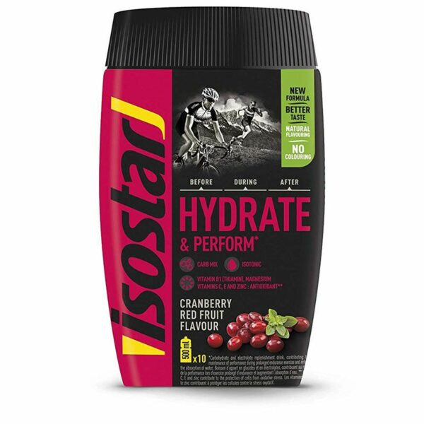 Isostar Hydrate & Perform Sport Drink 400g Cranberry