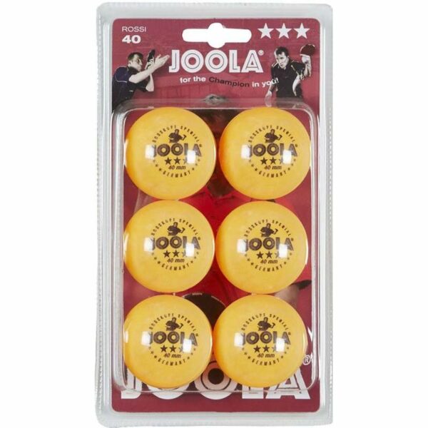 Joola Tischtennisbälle Rossi *** 6er Blister Orange