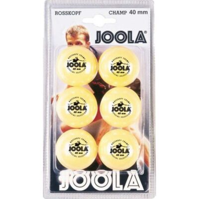 JoolaTT-Bälle Rossi Champ 6er Blister orange