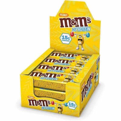 M&M Hi Protein Bar 12 x 51g Peanut