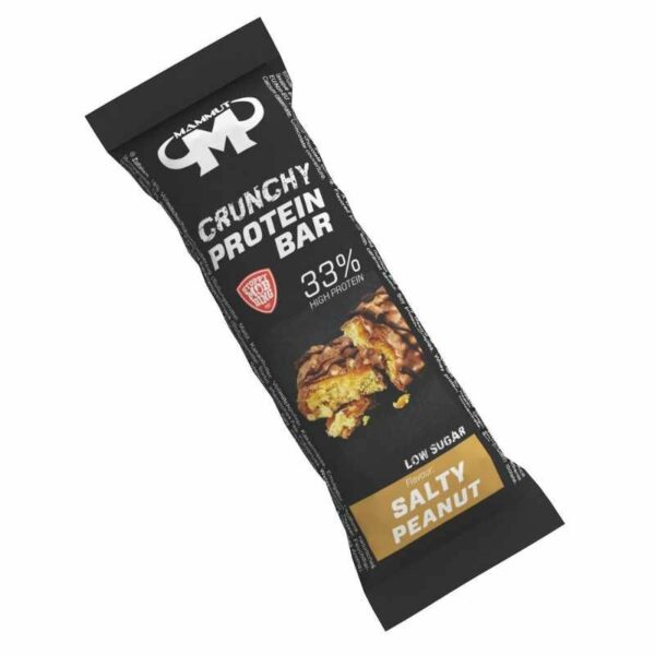 Mammut Nutrition Crunchy Protein Bar 12 x 45 g Gesalzene Erdnuss