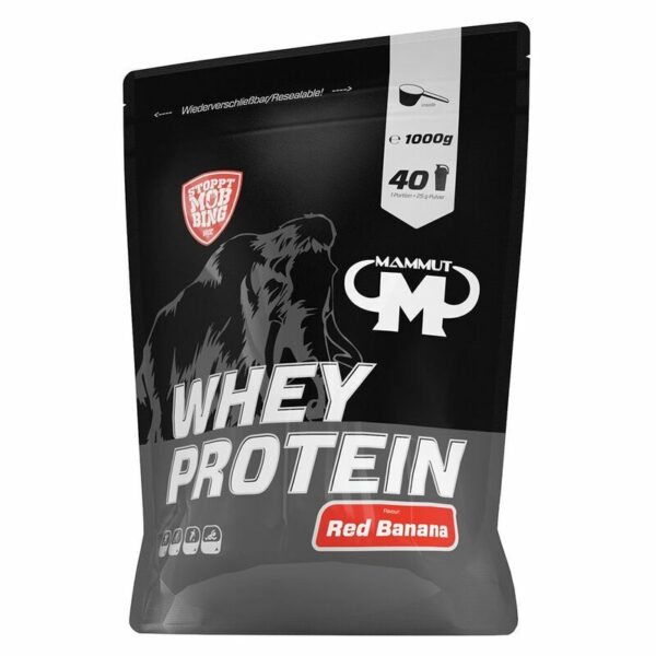 MHD 11/2023 Mammut Whey Protein 1000g Red Banana