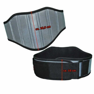MuscleStyle Athletic Fitnessg?rtel grau-schwarz XL