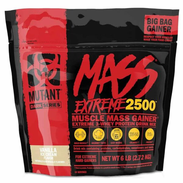 Mutant Mass XXXTREME 2500 2720 g Vanilla Ice Cream