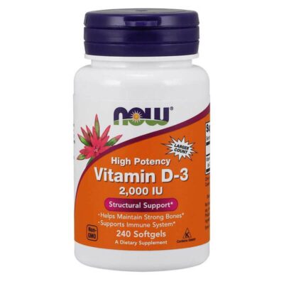 Now Foods Vitamin D3 2000 iU 240 Kapseln