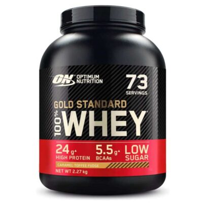 Optimum Nutrition 100% Whey Gold Standard 2270g Caramel Toffee Fudge