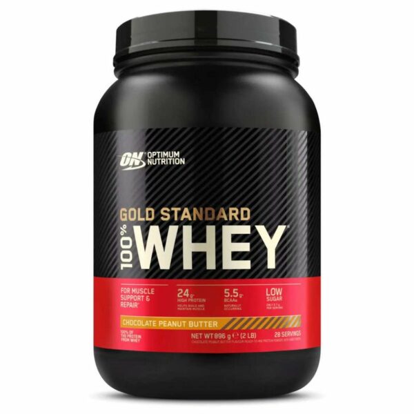 Optimum Nutrition 100% Whey Gold Standard 896g Schokolade Erdnussbutter