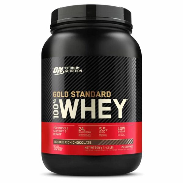 Optimum Nutrition 100% Whey Gold Standard 908g Double Rich Chocolate