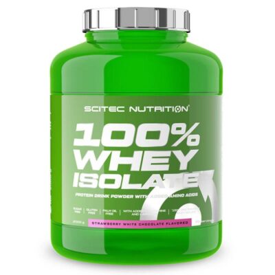 Scitec Nutrition 100% Whey Isolate 2000g Erdbeere wei?e Schokolade