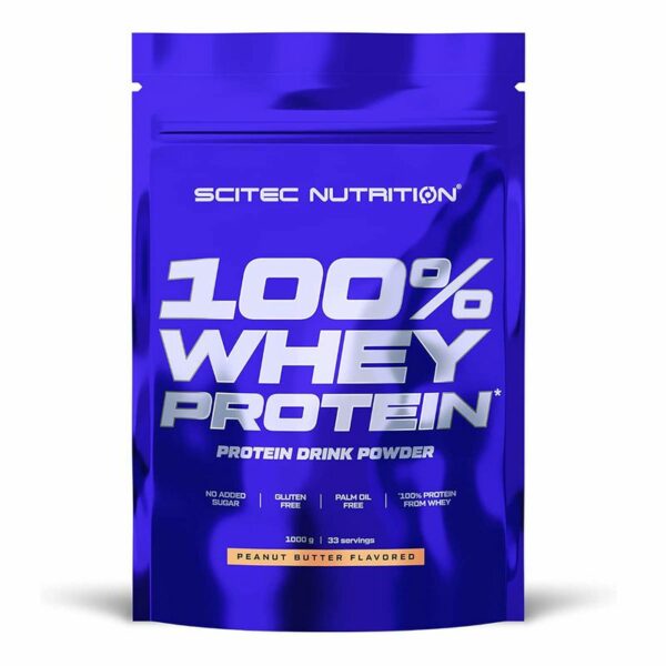 Scitec Nutrition 100% Whey Protein 1000g Erdnussbutter