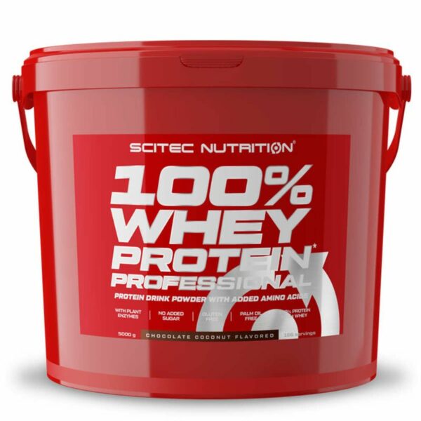 Scitec Nutrition 100% Whey Protein Professional 5000g Schokolade-Kokosnuss
