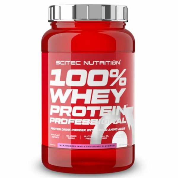 Scitec Nutrition 100% Whey Protein Professional 920g Erdbeer wei?e Schokolade