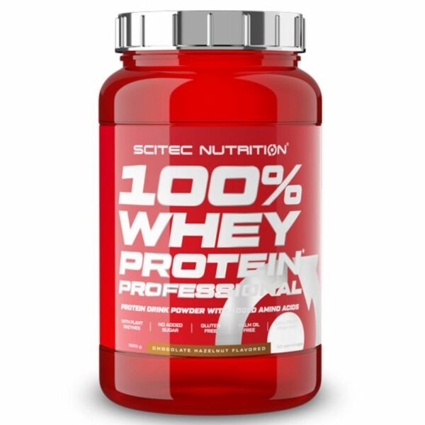 Scitec Nutrition 100% Whey Protein Professional 920g Schokolade Haselnuss