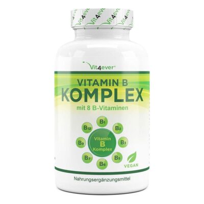 Vit4ever Vitamin B Komplex 8 B-Vitamine 365 Tabletten