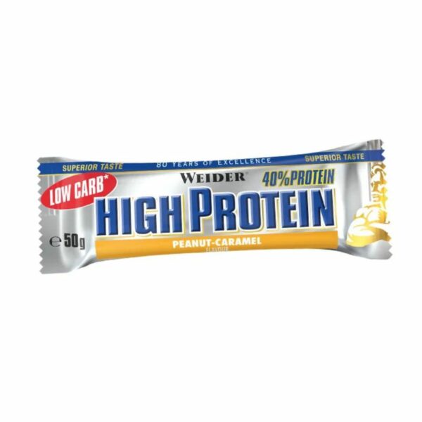 Weider High Protein Bar 24x50g Erdnuss-Karamell