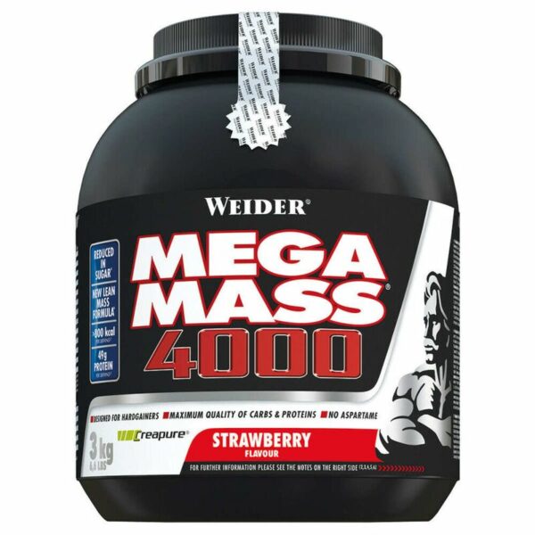 Weider Mega Mass 4000 - 3000g Erdbeere