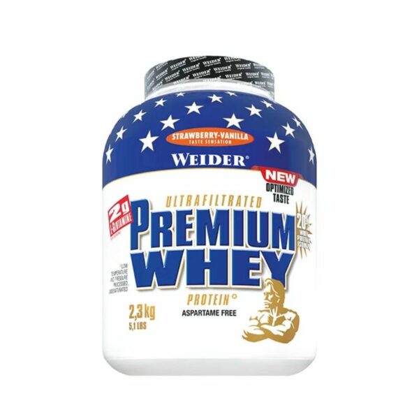 Weider Premium Whey Protein 2300g Erdbeer-Vanille