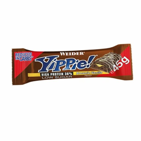 Weider Yippie! Bar 12x45g Brownie-Vanille