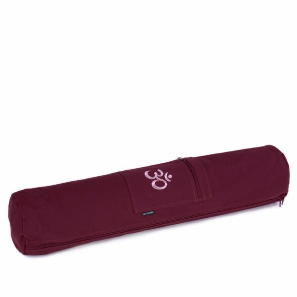 Yogistar Yogatasche Yogibag OM Baumwolle bordeaux