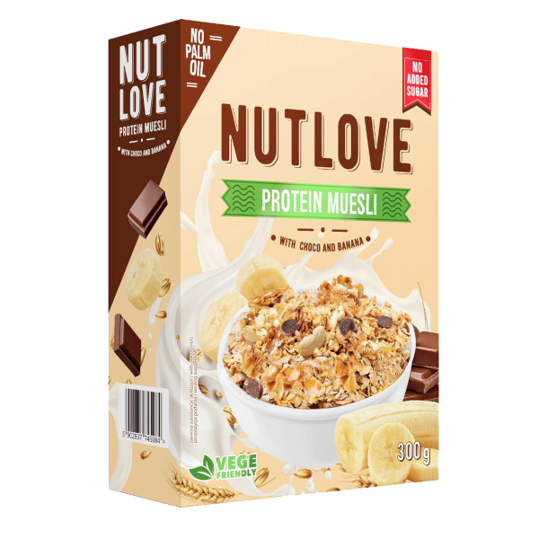 All Nutrition Nutlove Protein Müsli with Choco and Banana, 300g