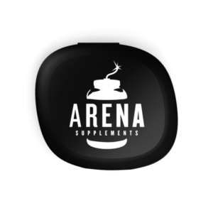 Arena Supplements Pillbox Schwarz, 1 Stück Pillenbox