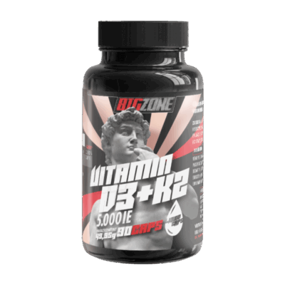 Big Zone Vitamin D3 + K2, 90 Kapseln ( Liquid Caps )