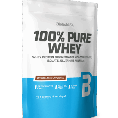 Biotech USA 100% Pure Whey Protein, 454g